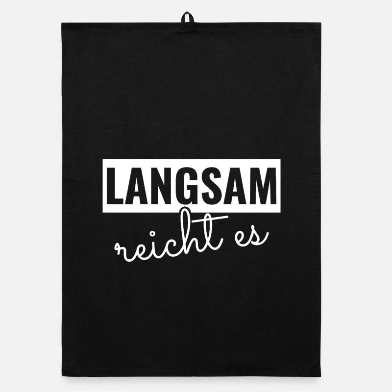 Langsam reicht es Organic Geschirrtuch