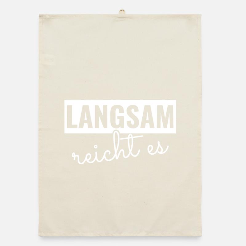 Slowly enough, Organic dish towel