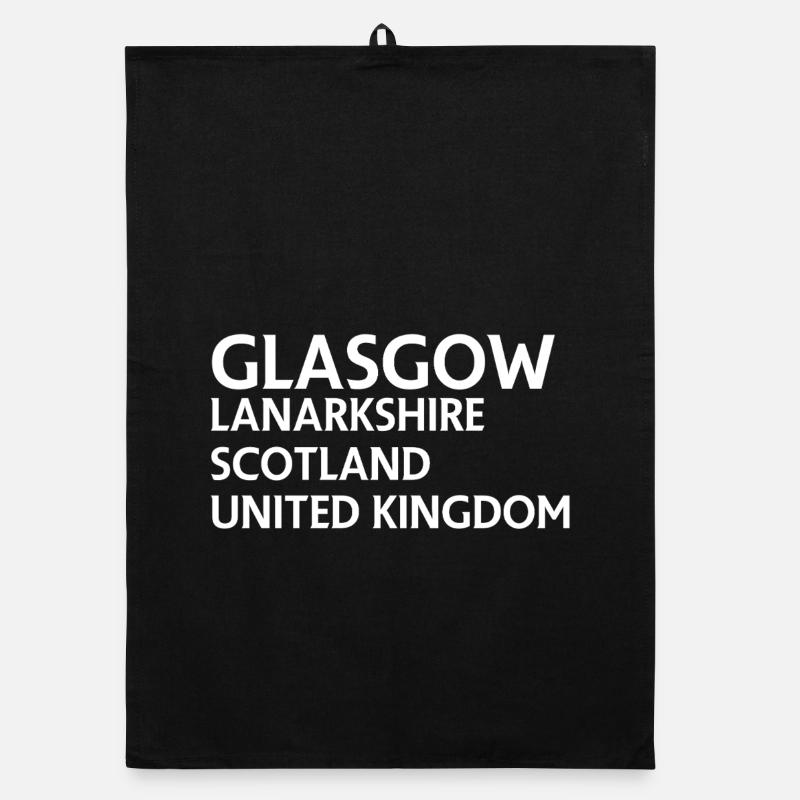 Glasgow – Scotland Textdesign Torchon bio