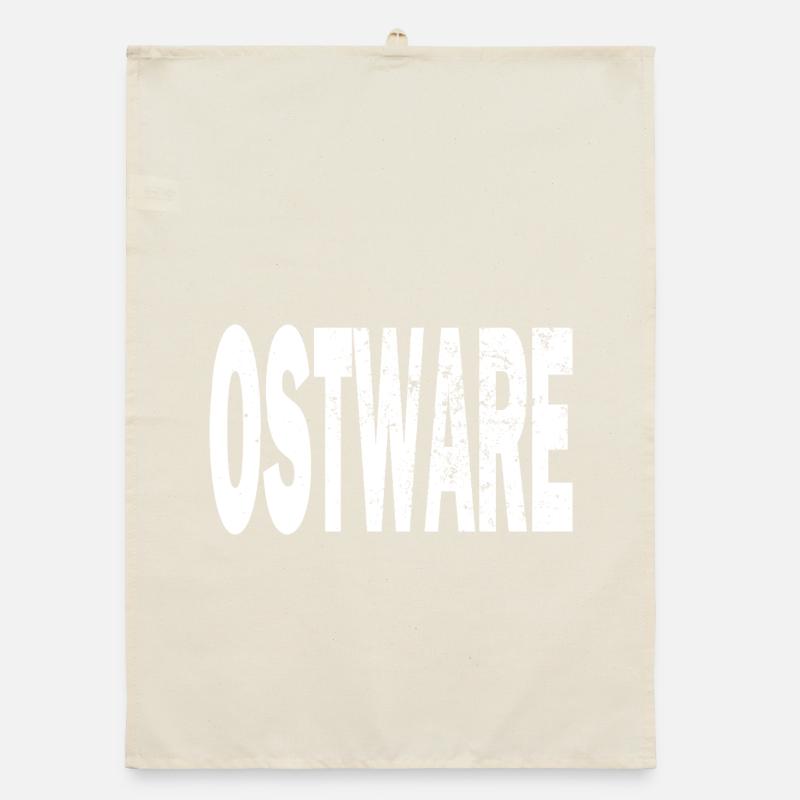 DDR Ostware Fun Ostalgie Gift Pullover Hoodie T-Shirt Organic dish towel