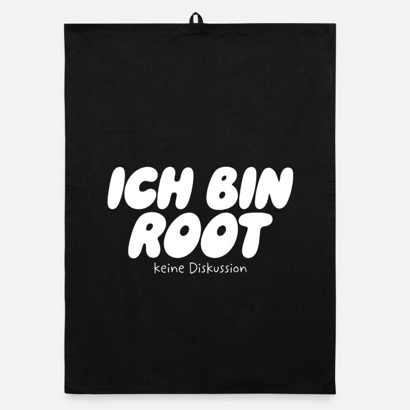 Je suis Root – Pas de discussion Torchon bio