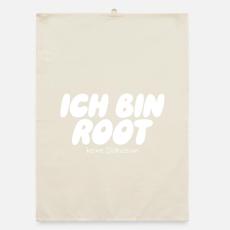 I'm Root – No Discussion Organic dish towel