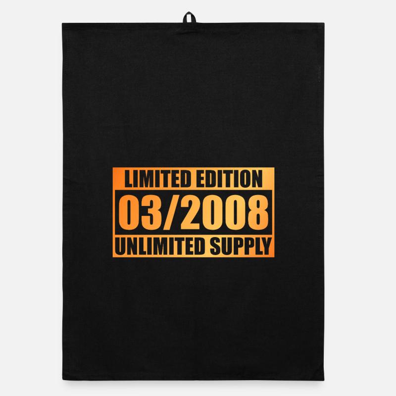 18th Birthday Limited Edition - ꝏ Supply 03/2008 Organic dish towel