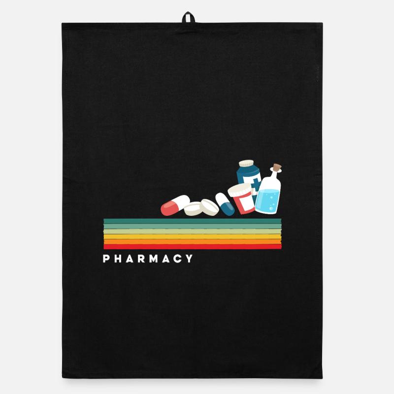 Retro-apotheker Pharmazietechniker Organic Geschirrtuch