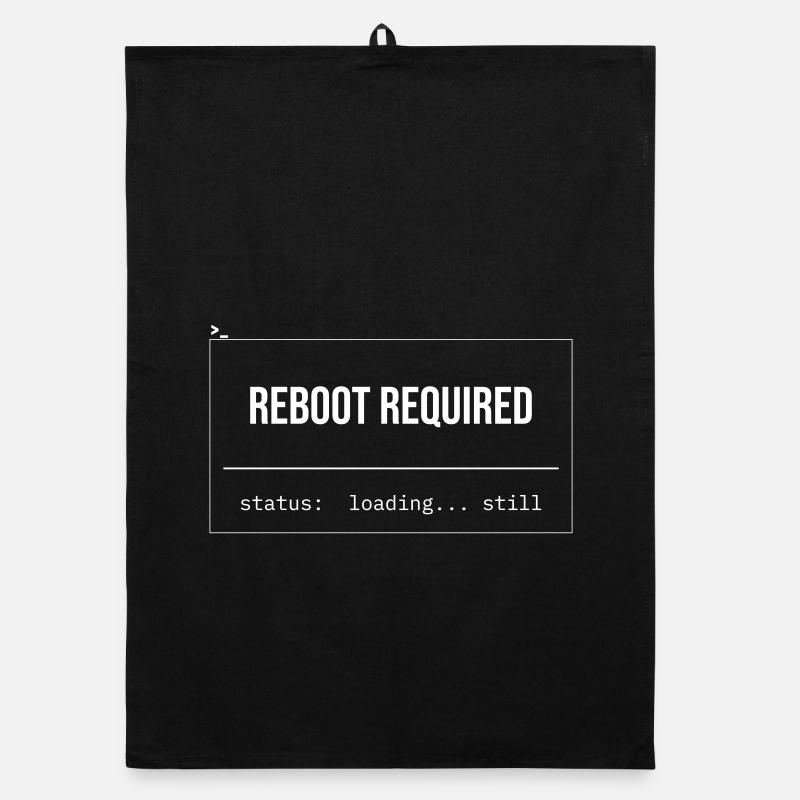 Reboot erforderlich Organic Geschirrtuch
