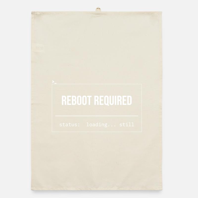 Reboot erforderlich Organic Geschirrtuch