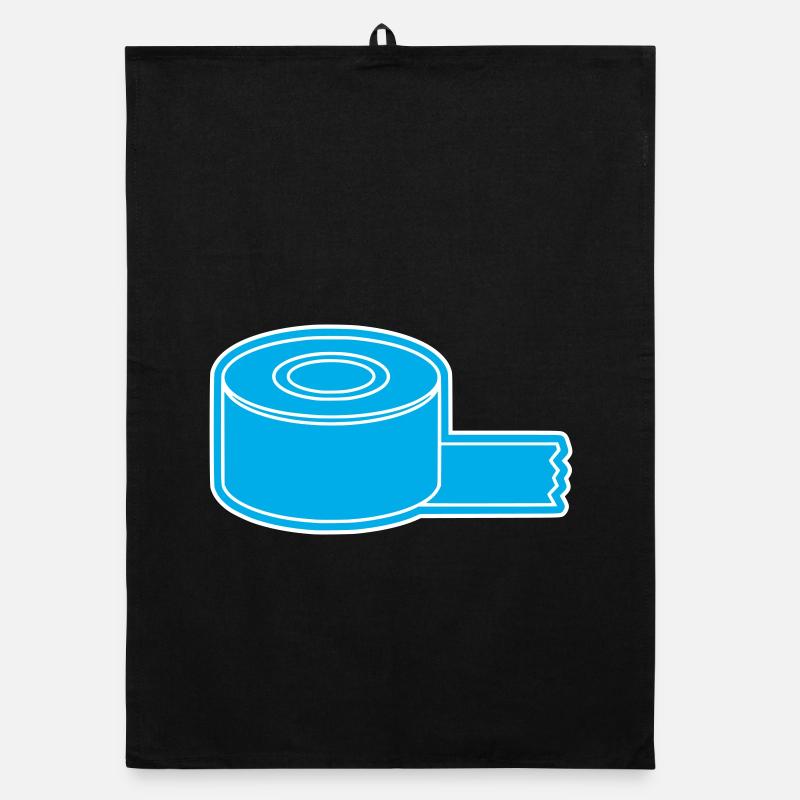 Klebeband Tape Rolle Outline Organic Geschirrtuch