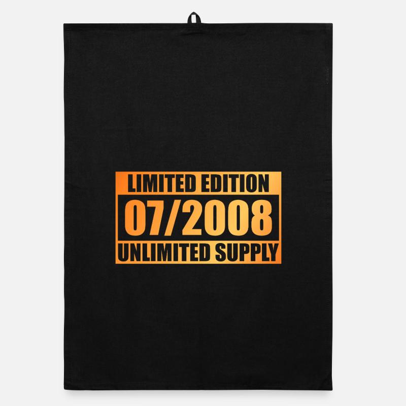 18th Birthday Limited Edition - ꝏ Supply 07/2008 Organic dish towel
