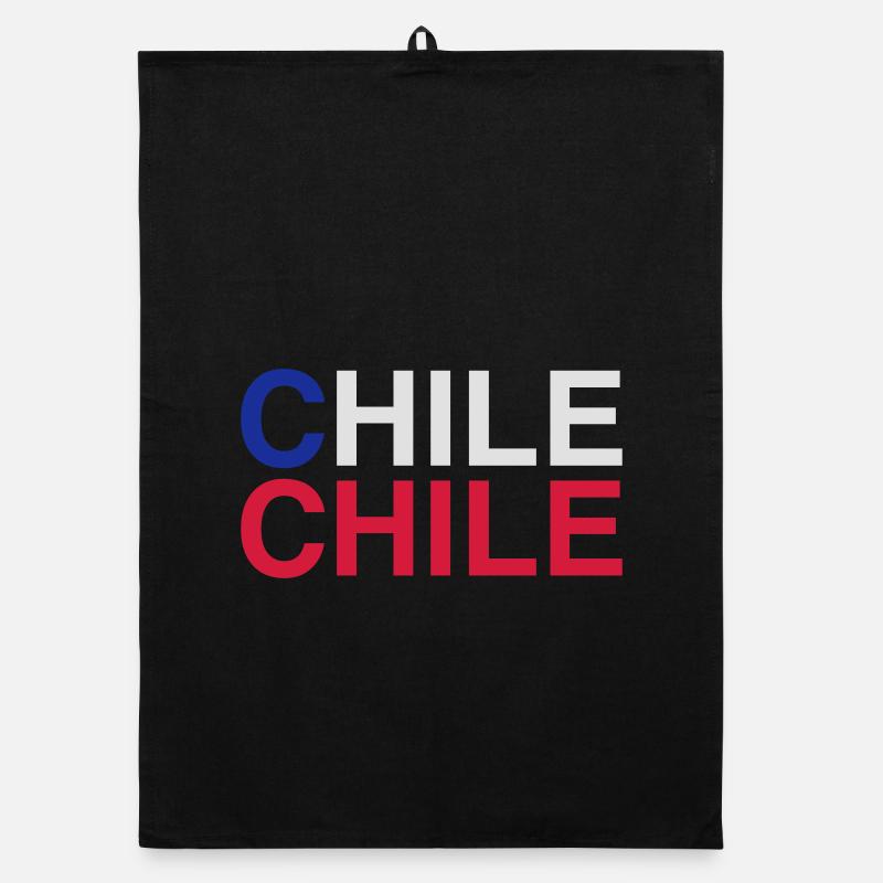 Drapeau du Chili Torchon bio