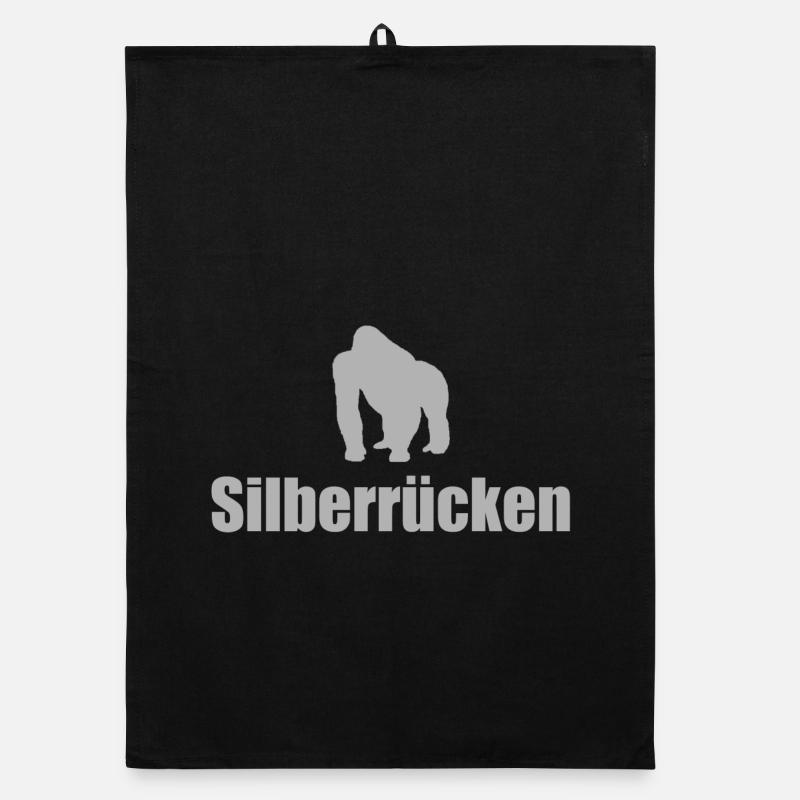 Silverback Gorilla Chef Entrepreneur Gift Organic dish towel