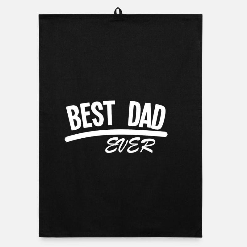 BEST DAD EVER Organic Geschirrtuch