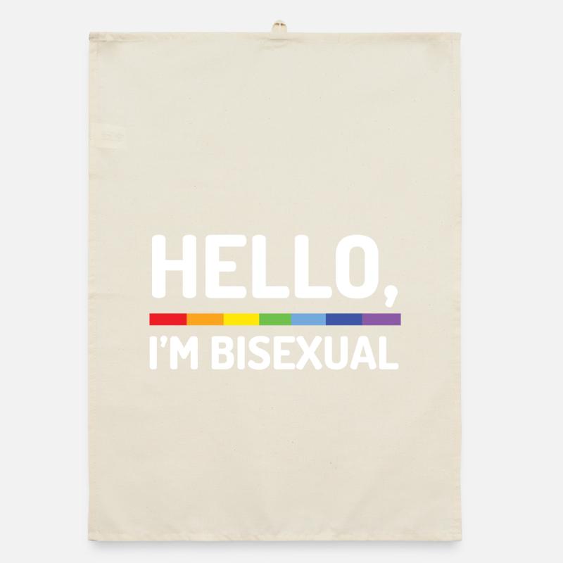 Hello, I’m Bisexual Organic dish towel