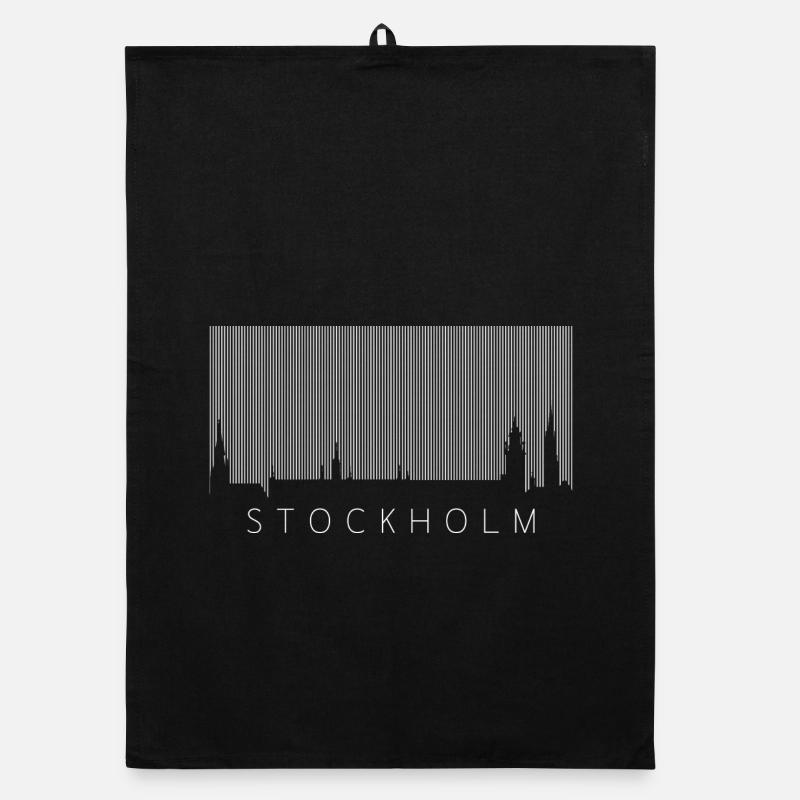 Stockholm Barcode Organic dish towel
