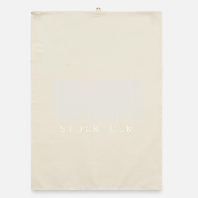 Code-barres Stockholm Torchon bio