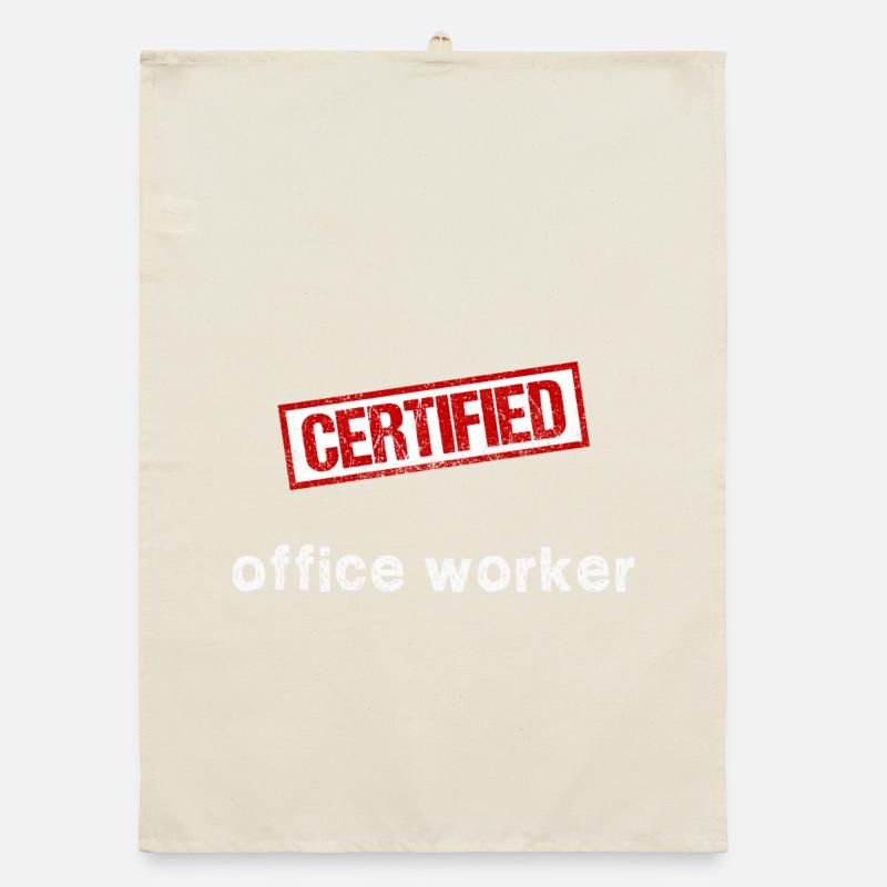 Office Worker Organic dish towel