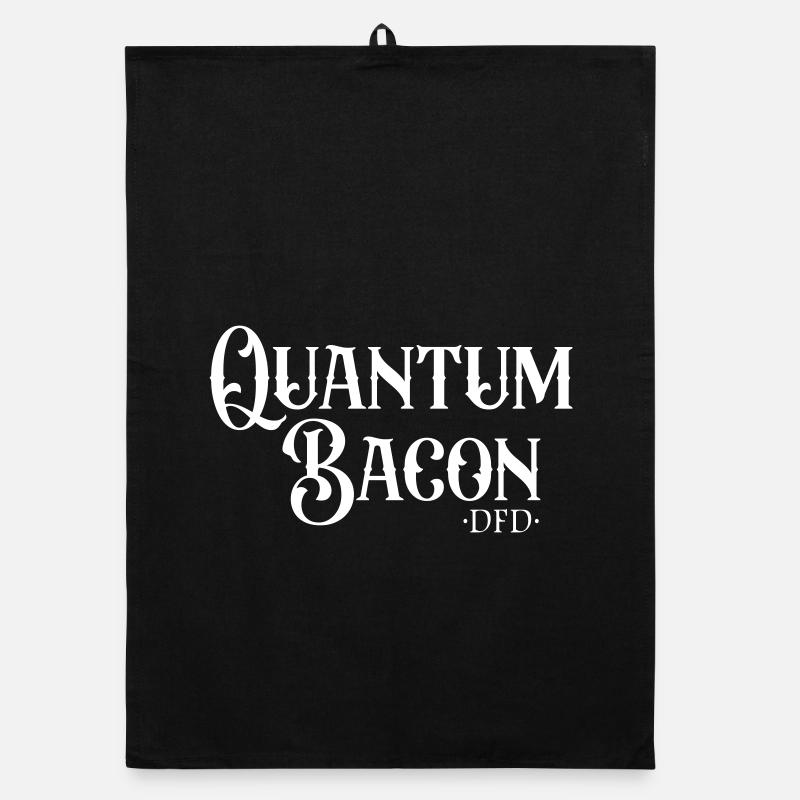 Quantum Bacon Organic dish towel