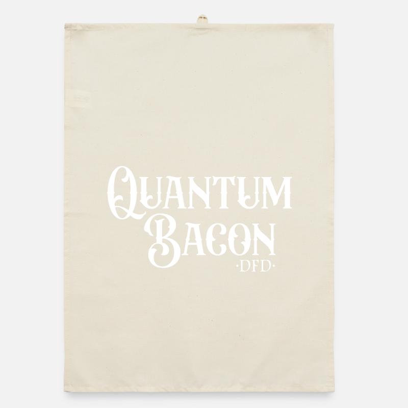 Quantum Bacon Organic dish towel