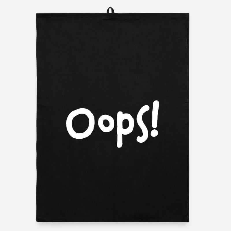 Oops! – I did it again... Organic Geschirrtuch