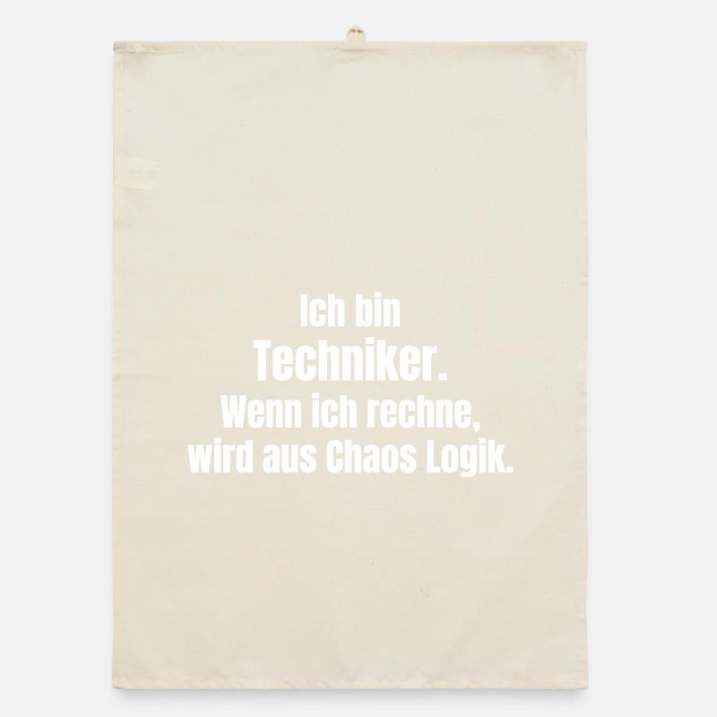 Technicians: Logic from chaos by calculation Organic dish towel