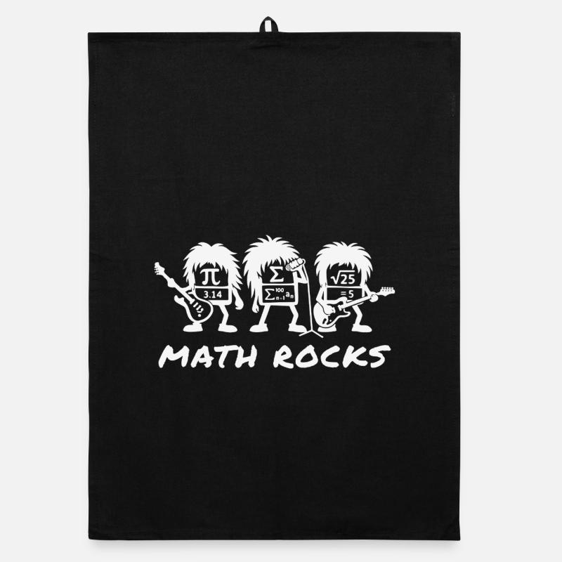 Math Rocks Formulas School Humor Organic dish towel