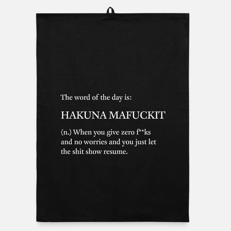Hakuna Maputain, pas de souci Torchon bio