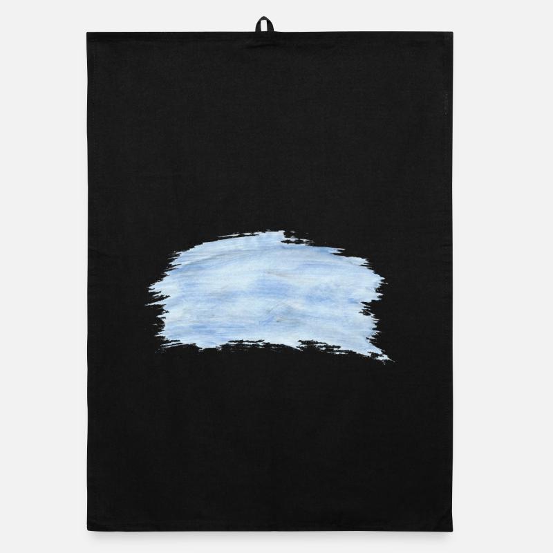 Background blue black Organic dish towel