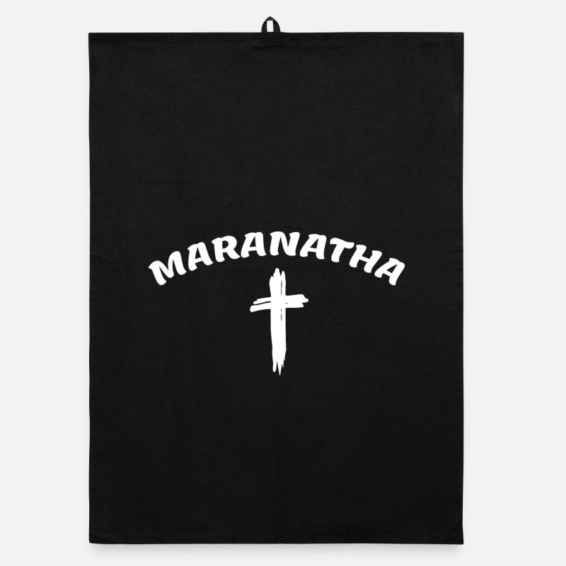 Logo d’écriture croisée Maranatha Torchon bio