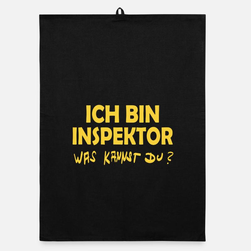 Beruf Inspektor Organic Geschirrtuch