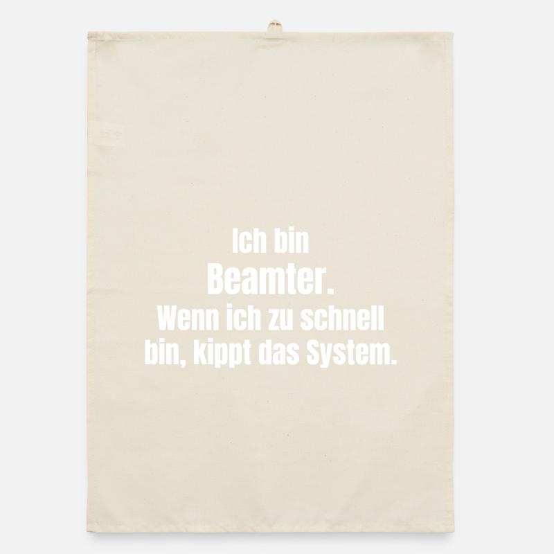 Civil servant vs system too fast Organic dish towel