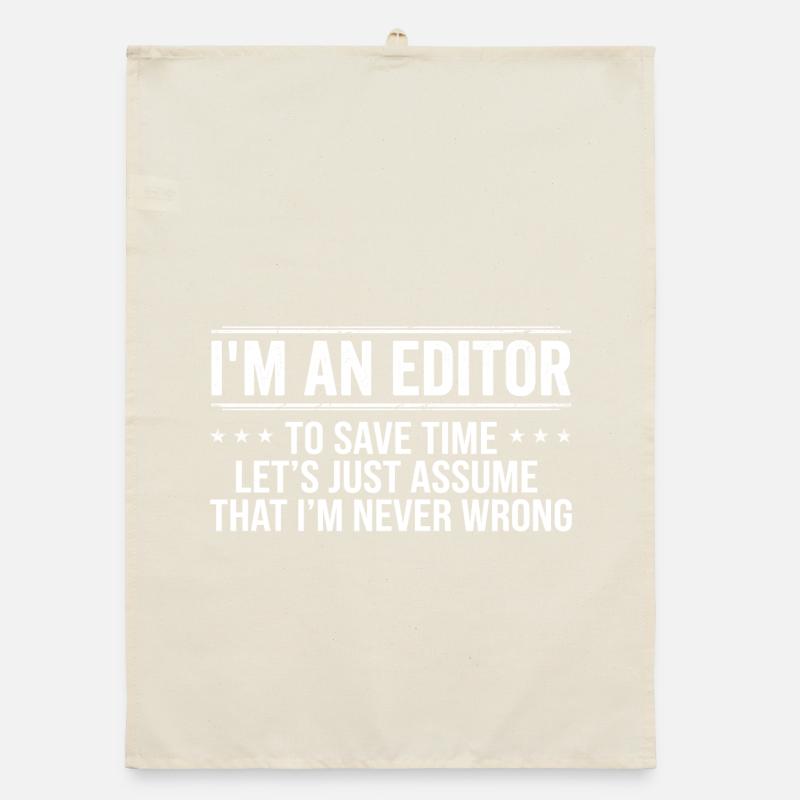 Editor Never Wrong Editors Review Editing Writing  Organic dish towel