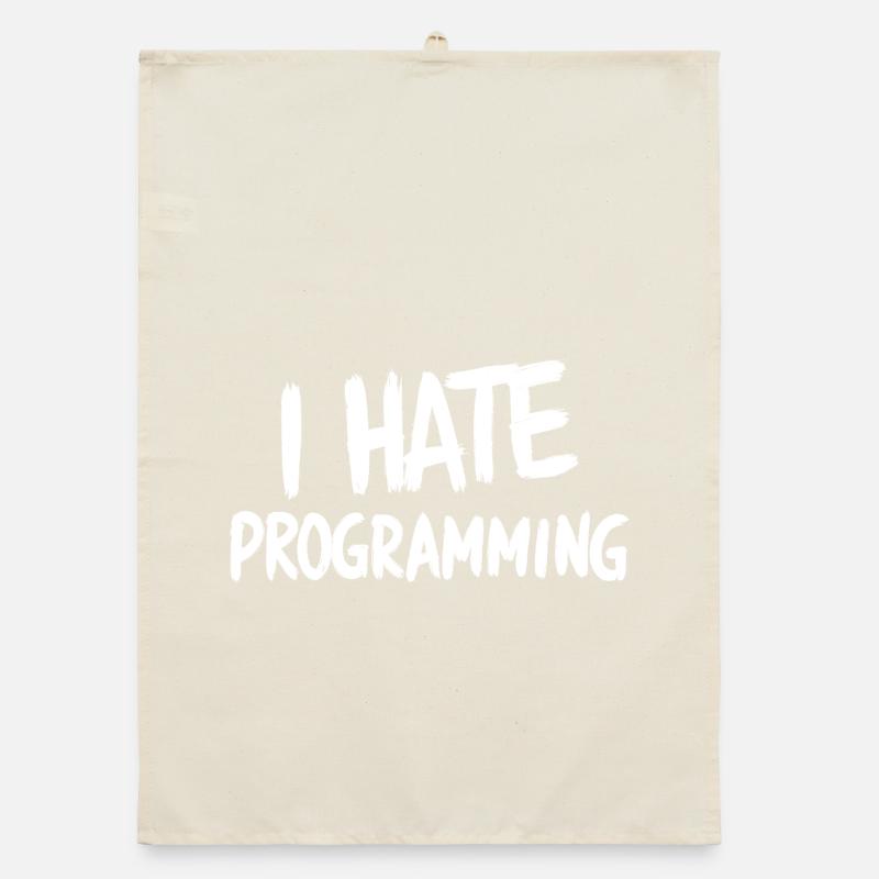 Je déteste programmer un PC PC amusant Torchon bio