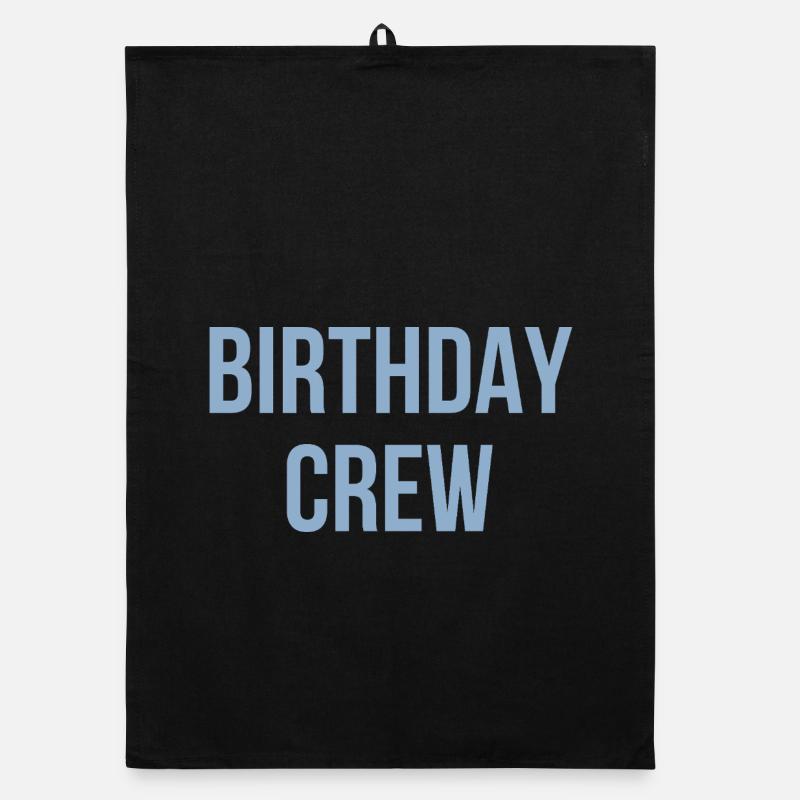 Équipe d’anniversaire Torchon bio