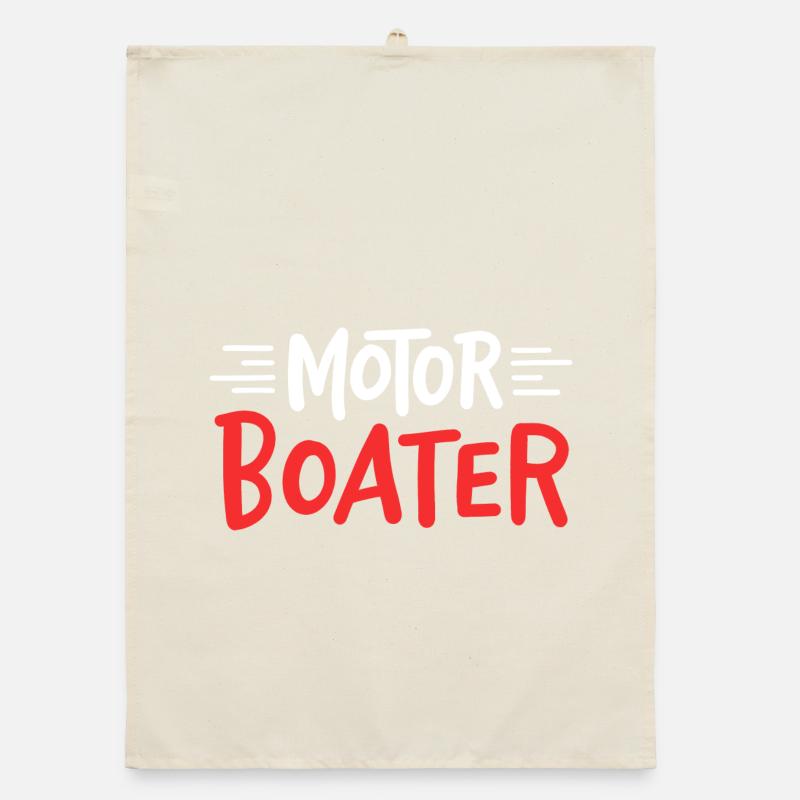 Motorbootfahrer Organic Geschirrtuch