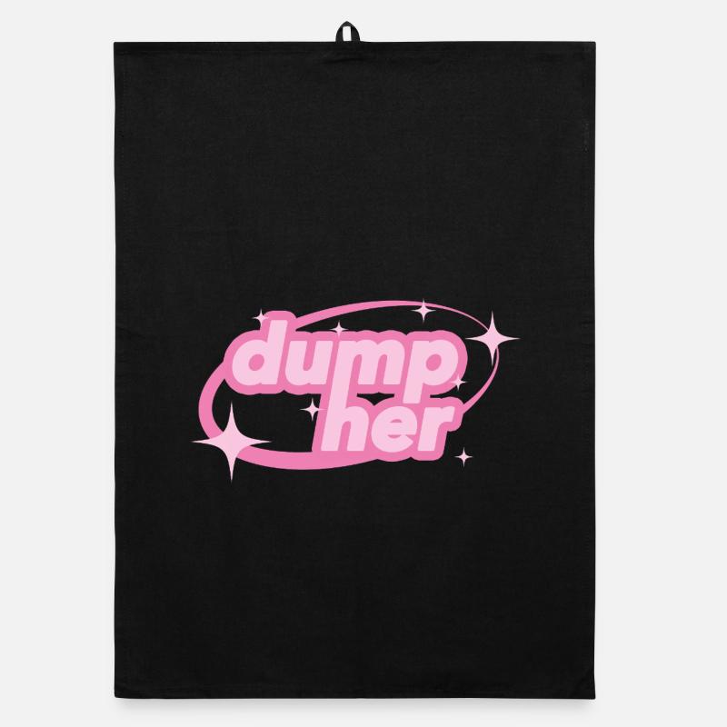 Dump Her – Y2K Statement Organic dish towel