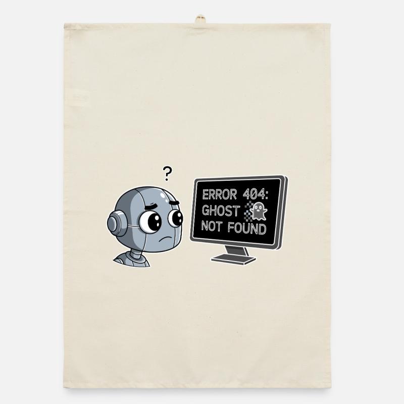 Error 404: Ghost Not Found Organic dish towel