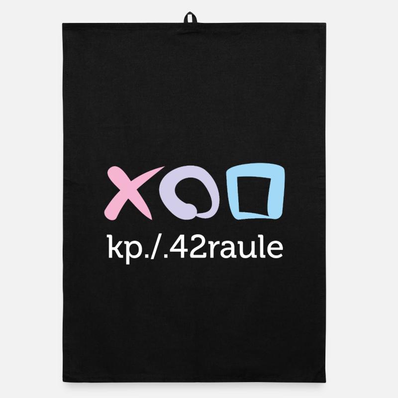Raule - Organic Geschirrtuch - Schwarz
