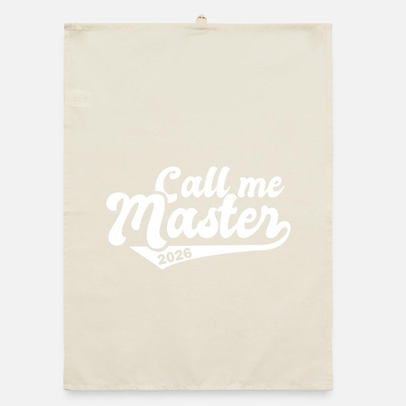 Master 2026 Graduation Graduation Organic dish towel