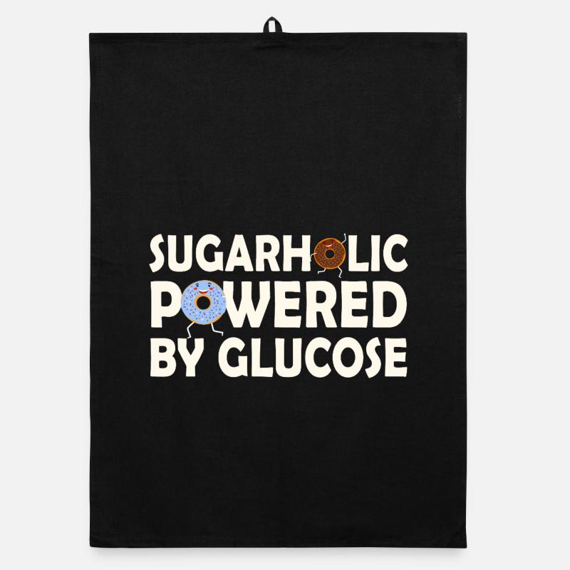 Sugarholic alimenté par le glucose Torchon bio