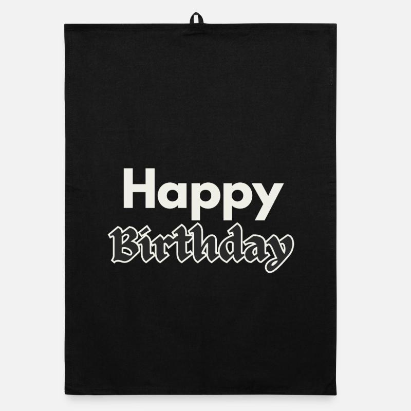 Bon anniversaire Torchon bio