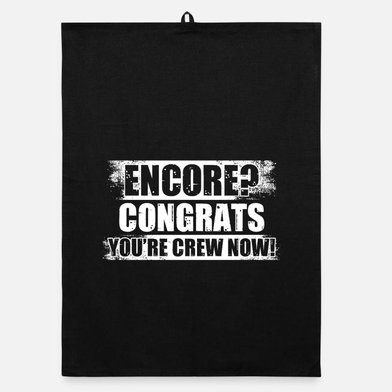 Encore? Congrats Sound Engineer Organic dish towel