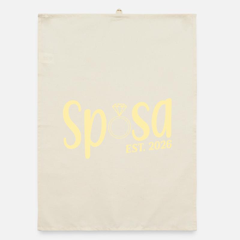 Italian Bride 2026 Organic dish towel