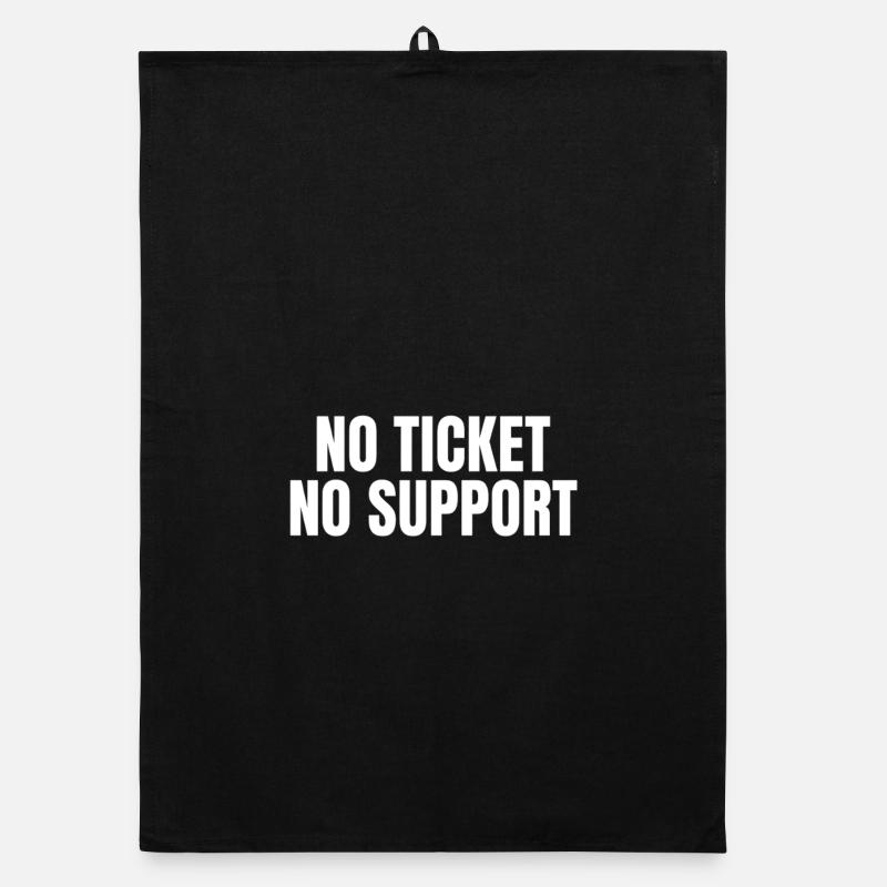 Sans ticket, sans support - Informatik Arbeit Job Admin Torchon bio