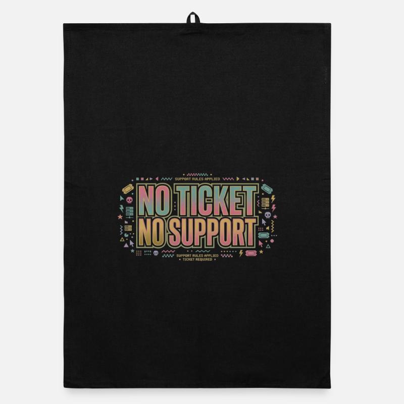 Sans ticket, sans support - Emploi en informatique Torchon bio