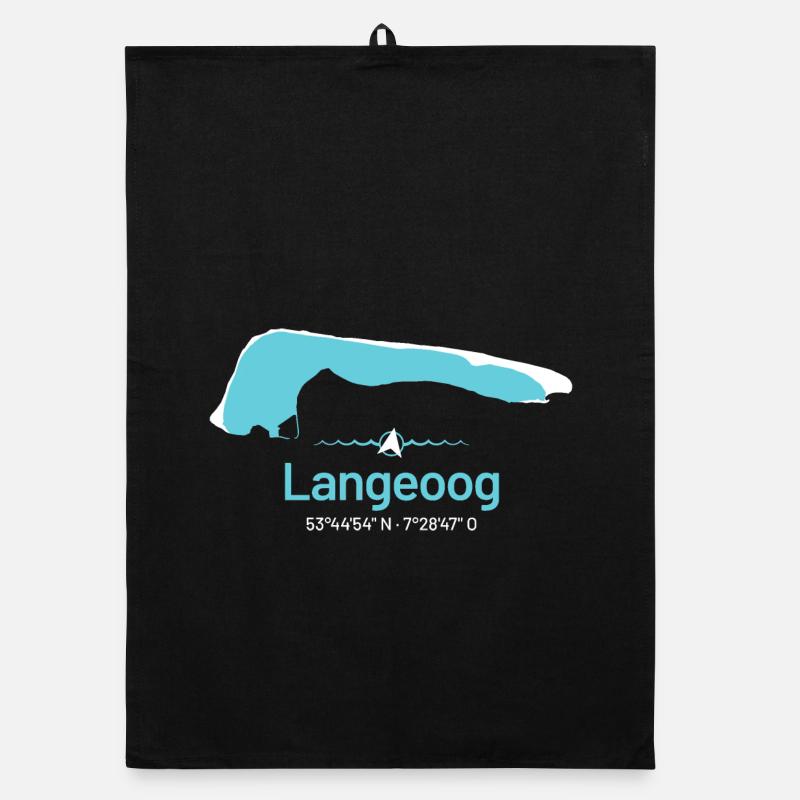 Langeoog | Carte de conception Torchon bio