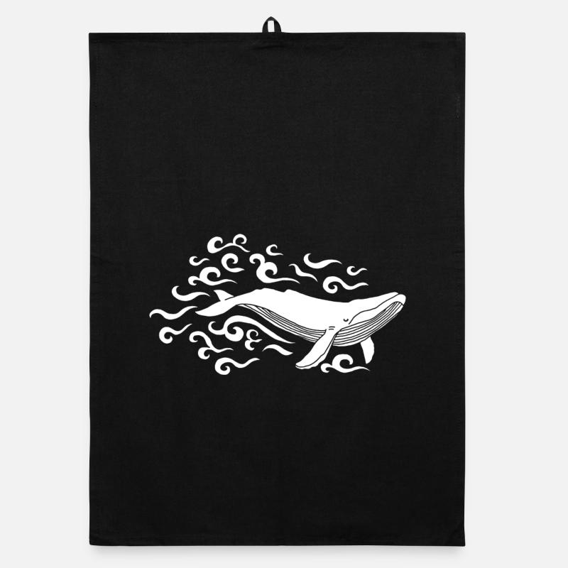 White whale Organic dish towel