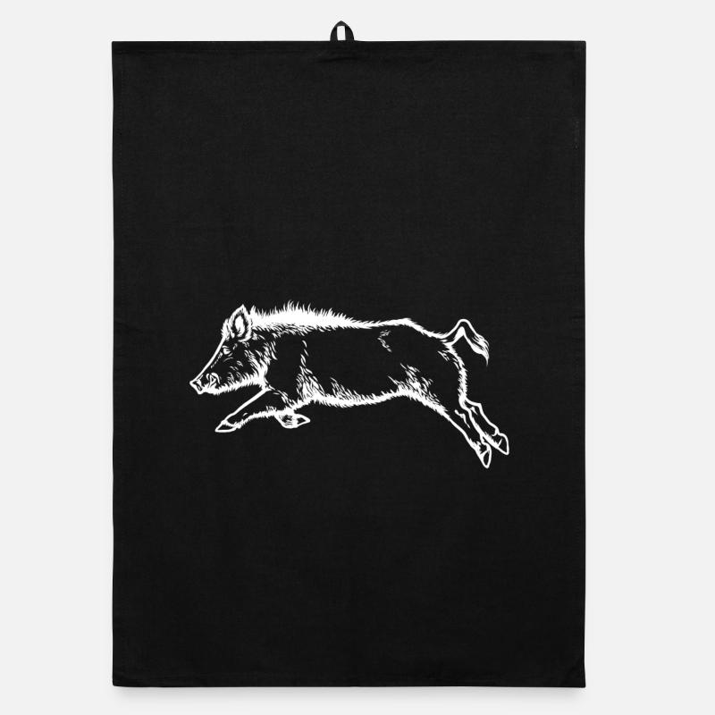 Saut de sanglier (blanc) Torchon bio