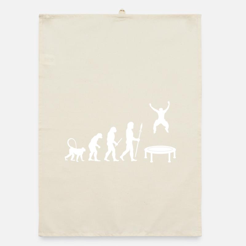 Trampoline Jumper Development Organic dish towel