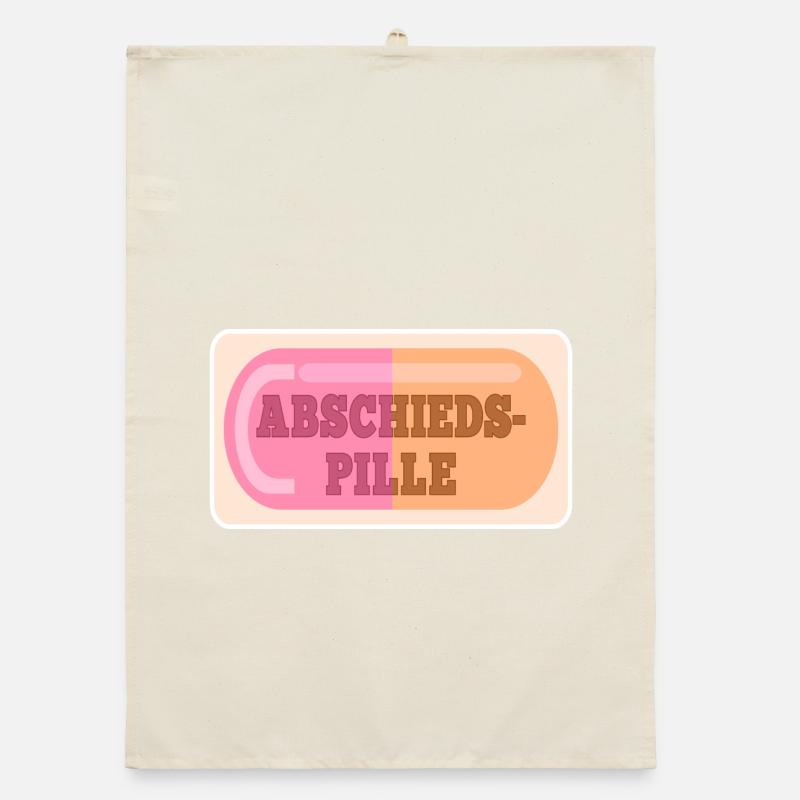 ABSCHIEDSPILLE ABSCHIED Organic Geschirrtuch