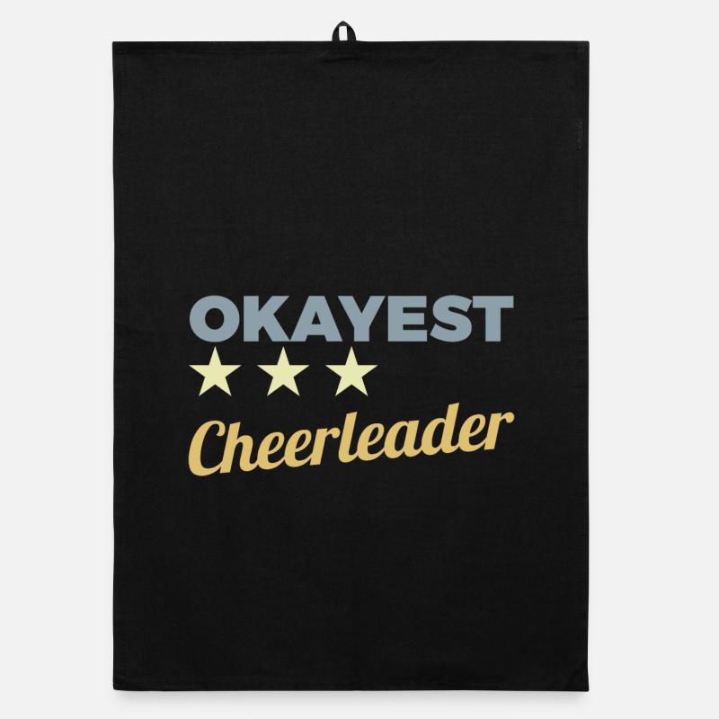 Average cheerleader Organic dish towel