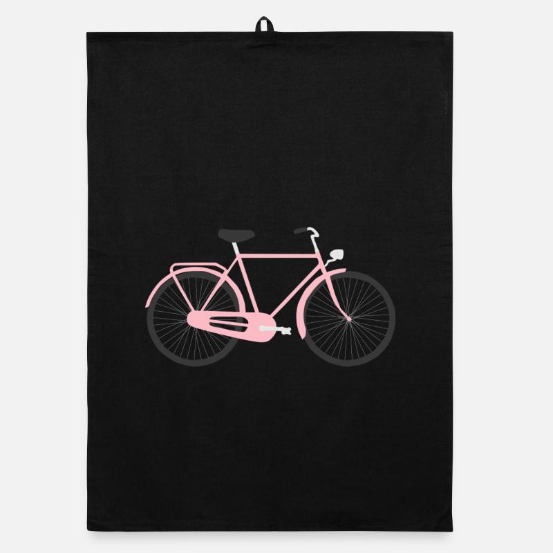 Style avec des designs de vélos français Torchon bio